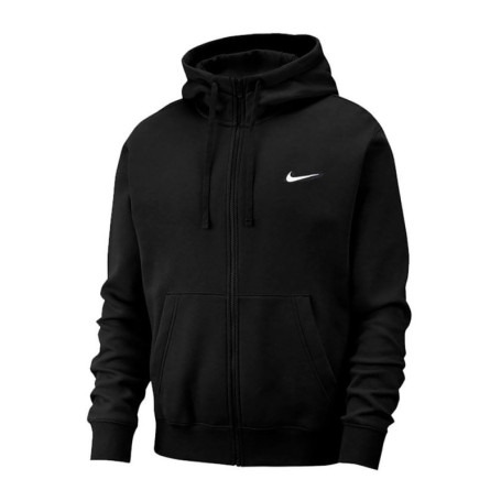 Hoodie à Capuche Nike Team Club Full Zip pour Hommes - Noir - Taille L