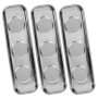 Lot de 3 plateaux magnétiques en acier inoxydable pour outils et vis