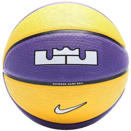Ballon de Basket Nike Lebron James Playground 8P 2.0 - Jaune