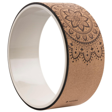 Roue de Yoga en Liège Navaris - Accessoire pour Étirements et Flexibilité