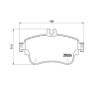 Plaquettes de frein Brembo P50094 pour véhicules