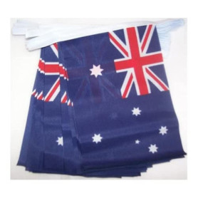 Guirlande Drapeau Australien 4 Mètres - 20 Fanions en Polyester