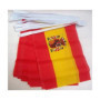 Guirlande de Drapeaux Espagnols - 4 Mètres avec 20 Fanions en Polyester