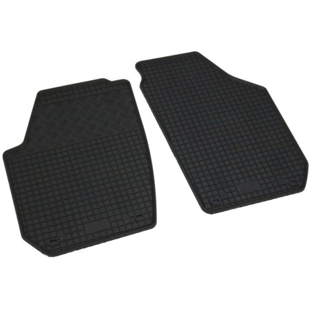 Tapis de Sol en Caoutchouc Noir pour Skoda Roomster et Fabia - Set de 2