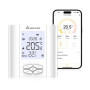 Thermostat Connecté WiFi SALCAR pour Chaudière et Chauffage au Sol - Compatible Alexa et Google Home