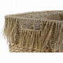 Set de basket DKD Home Decor Naturel Marron Frange Joncs (2 Pièces) (40 x 30 x 2 109,99 €