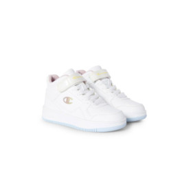 Chaussures de Basket Champion Fille Mi-Haute Blanc
