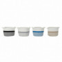 Panier DKD Home Decor Noir Gris Beige Bleu Coton (25 x 25 x 20 cm) (4 pcs) 65,99 €