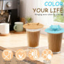 Couvercles en Silicone Multicolores pour Tasses - Lot de 2 Anti-poussière