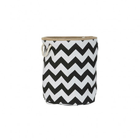 Panier DKD Home Decor Polyester Jute Moderne Zigzag (38 x 38 x 45 cm) 126,99 €