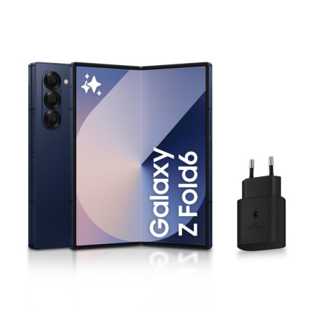 Samsung Galaxy Z Fold6 - Smartphone Pliable 5G 512 Go avec IA et Chargeur Rapide
