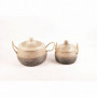 Set de basket DKD Home Decor Naturel Gris Herbier marin (41 x 41 x 36 cm) (2 pcs 179,99 €