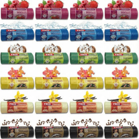 FRIO Multifruiti - 360 Sacs Poubelle Parfumés 30L avec 6 Arômes Assortis