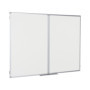 Tableau Blanc Magnétique Bi-Office Earth-It! 120 x 90 cm