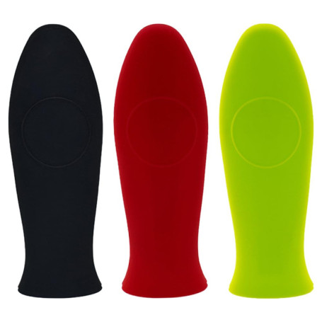 Ensemble de 3 Supports de Casserole en Silicone TRKETK - Protection Résistante à la Chaleur