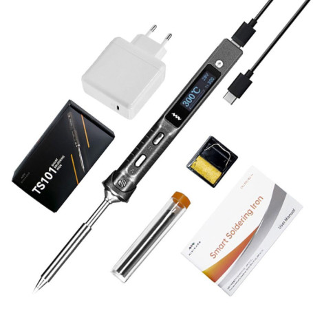 Kit de Fer à Souder Électrique MINIWARE TS101 - Température Réglable et Écran OLED