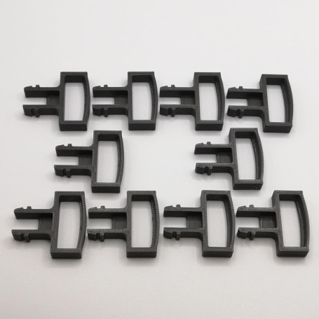 Lot de 10 étriers d'embrayage pour modélisme ferroviaire - Compatible LGB voie G