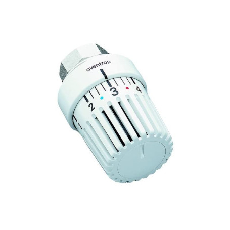 Thermostat Oventrop ForTech Uni LH Blanc 7-28 °C avec Position Zéro