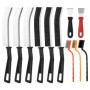 Kit de Nettoyage des Interstices QWORK - 9 Brosses et 2 Spatules