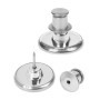 Lot de 12 Boutons de Jean Réglables QWORK - 6 Styles Variés pour Ajustement Facile