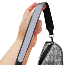 Lot de 6 sangles d'épaule antidérapantes transparentes pour sacs