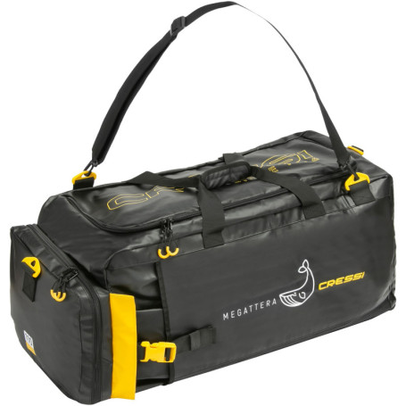 Sac de Plongée Cressi Megattera - 110 Litres Noir/Jaune