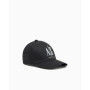 Casquette de Baseball Armani Exchange avec Logo Brodé Noir