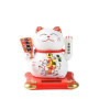 Chat Porte-Bonheur Solaire Maneki Neko - Décoration Amusante pour Bureau ou Maison