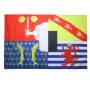 Drapeau de la Moselle 90x60 cm en Polyester avec Fourreau