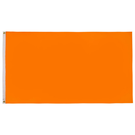Drapeau Unicolore Orange 90x60 cm - AZ FLAG en Polyester Léger avec Œillets