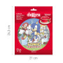 dekora - Décoration pour Gâteaux d’Anniversaire - Cake Topper Sonic 20 cm - Disque en Azyme Comestible pour Gâteau Sans Gluten, 