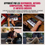 Akai Professional MPK Mini IV Clavier MIDI USB-C pour Débutants et Producteurs - Pads de Batterie MPC, Molettes Pitch et Mod, Lo