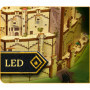Serre-Livres Le Seigneur des Anneaux - Diorama 3D en Bois avec LED