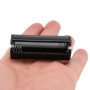 Happysnow Lot de 2 supports de piles AAA noirs
