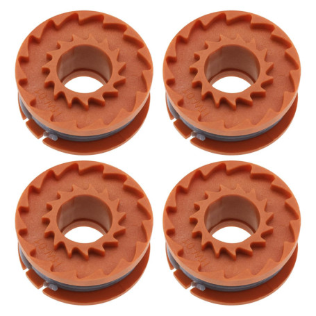 Lot de 4 bobines de fil LT Easiyl pour débroussailleuse Titan 18 V