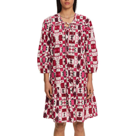 Robe Fuchsia à Nœud ESPRIT pour Femme - Élégance et Confort