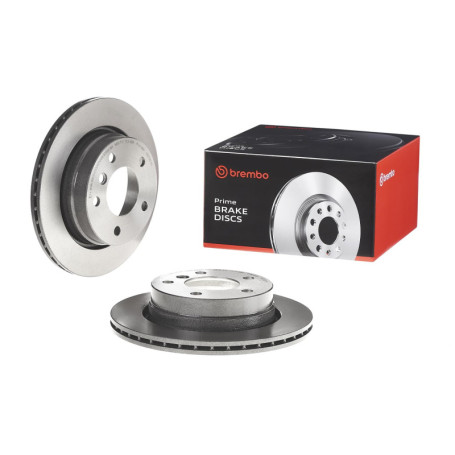 Disques de Frein Arrière Brembo 09.7727.11 - Jeu de 2 avec Revêtement Anti-Corrosion