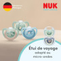 Sucettes NUK First Choice Night pour Bébé - Lot de 2 Orthodontiques Phosphorescentes