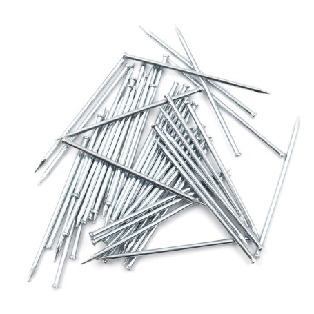 Design61 Lot de 100 Clous Galvanisés pour Plinthes 1,5 x 35 mm