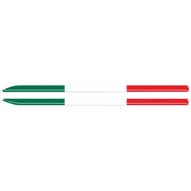 Lot de 2 Bandes Adhésives Tricolores avec Drapeau Italien - 4R Quattroerre.it