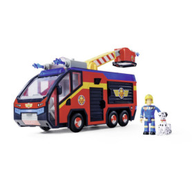 Camion de Pompier Jupiter avec Figurine Sam et Effets Lumineux