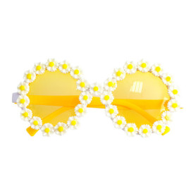 Lunettes Daisy Fleur Chaks - Accessoire Hippie Années 70 pour Festivals