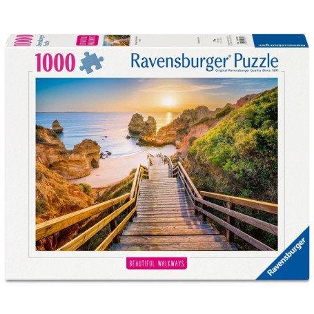 Puzzle Ravensburger 1000 pièces - Escalier vers la Plage de Camilo, Algarve