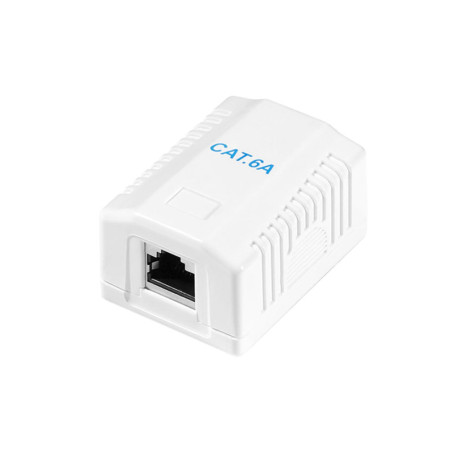 Boîte de Jonction RJ45 Cat 6A Faconet - Montage en Saillie, 10 Gigabit