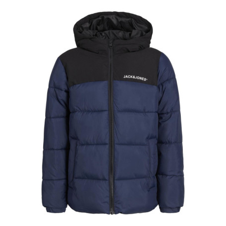 Doudoune Garçon JACK & JONES Jjmoon Hood Puffer Navy