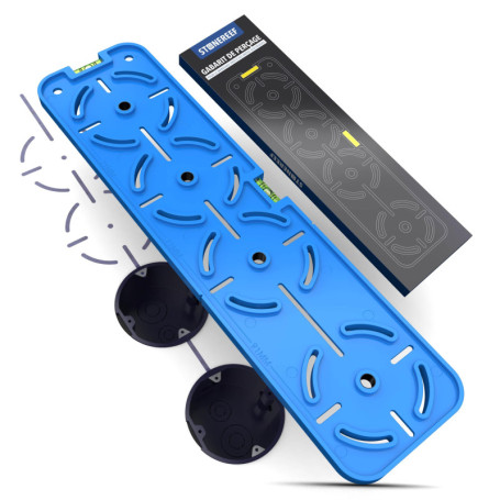 Gabarit de Perçage Précis pour Prises de Courant 68 mm avec Niveau à Bulle