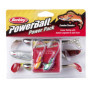 Kit de Pêche Berkley Powerbait avec Leurres Souples et Têtes Plombées - 5 Pièces