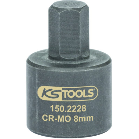 Douille Tournevis 6 Pans KS TOOLS pour Étrier de Frein 8 mm