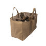 Sac à bûches en jute naturel WERKA PRO - 60L
