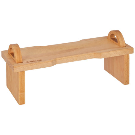 Planche à Découper en Bois de Hêtre Fackelmann Camilla avec Pieds Amovibles